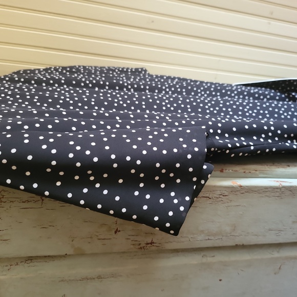 VINTAGE DAVID WARREN POLKA DOT DRESS - Picture 8 of 12